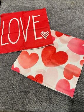 Valentine’s and Heart Pillow Covers - Set of 4